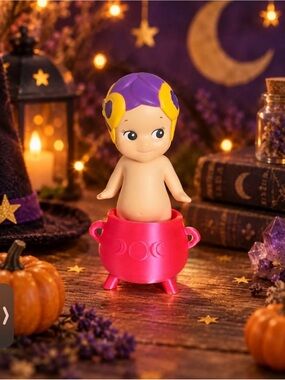 Sonny angel stand witch cauldron